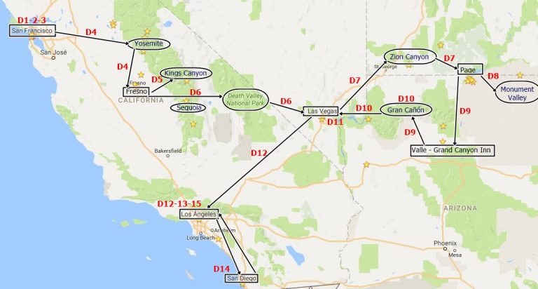 Guía Y Presupuesto Para Viajar 15 Días Por La Costa Oeste De Eeuu 21 Wonders